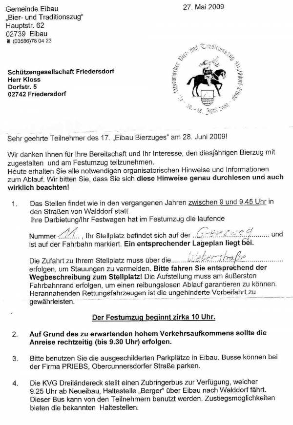 Info zum Zug