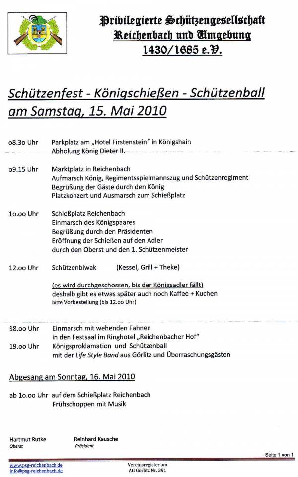 Festprogramm