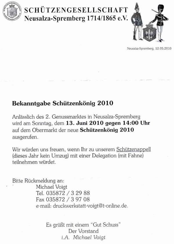 Einladung