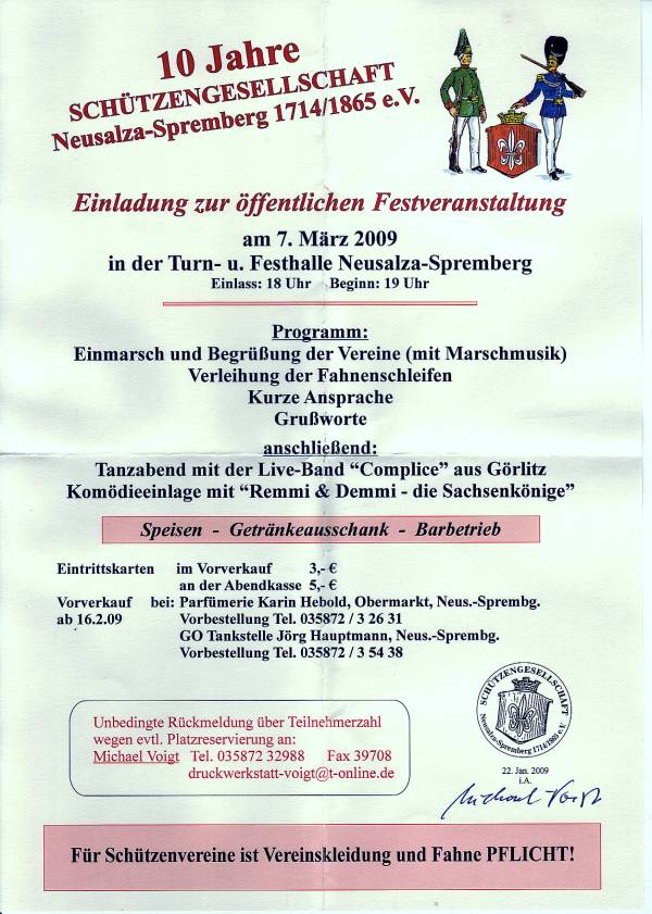 Einladung